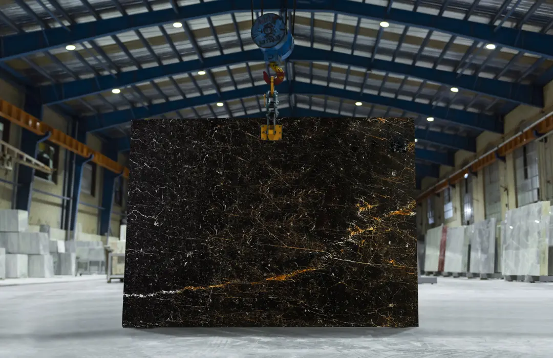 سنگ اسلب مرمریت گلدن بلک