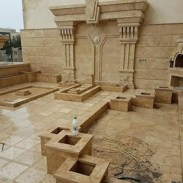 سنگ مرمریت پرطاووسی برای نما