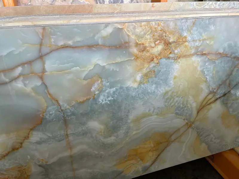 سنگ اسلب مرمر آبی