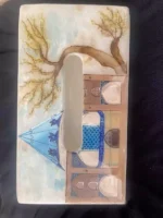 جا دستمال کاغذی سنگی