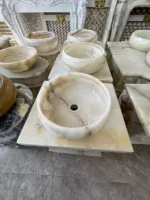 روشویی سنگی مرمر