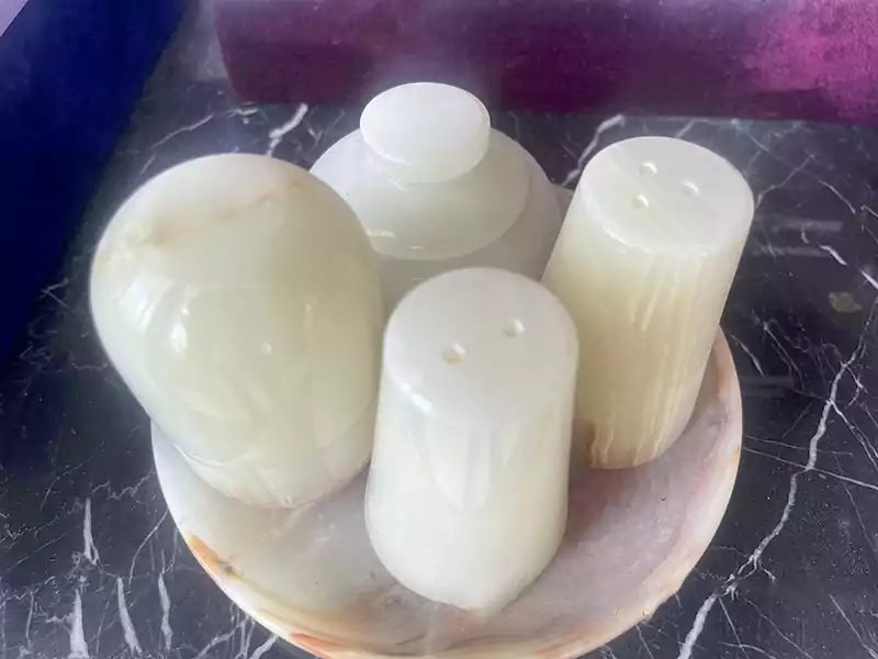 سرویس نمکدان سنگی