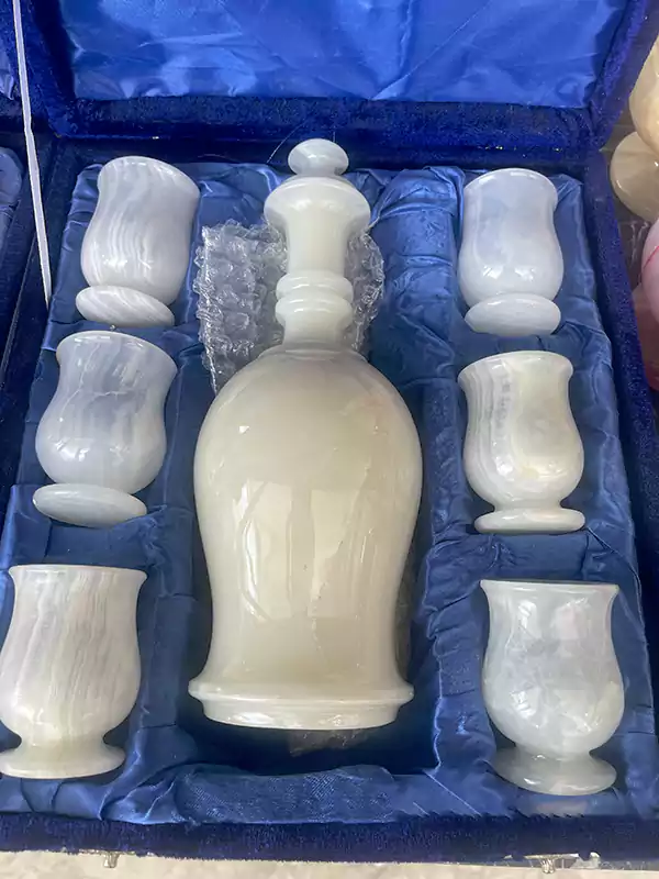 سرویس گلاب خوری سنگی