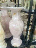 گلدان سنگی صورتی