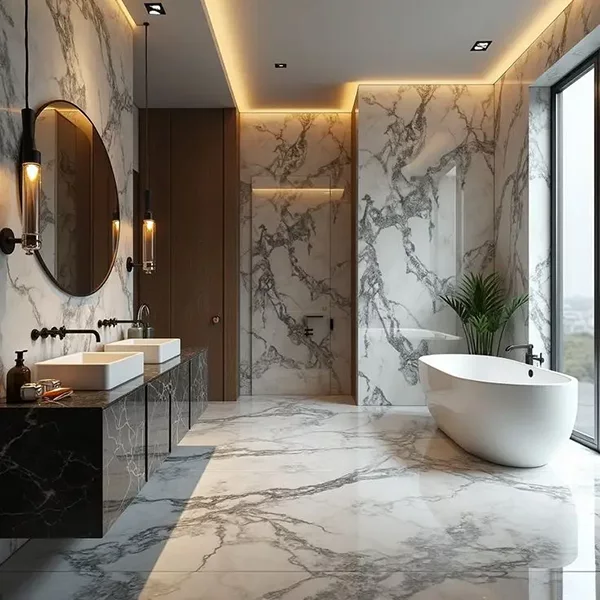 سنگ ماربل برای حمام